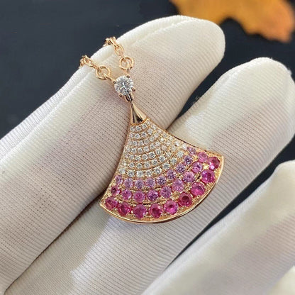 [Everoly JW]DREAM NECKLACE PINK GOLD PINK DIAMOND