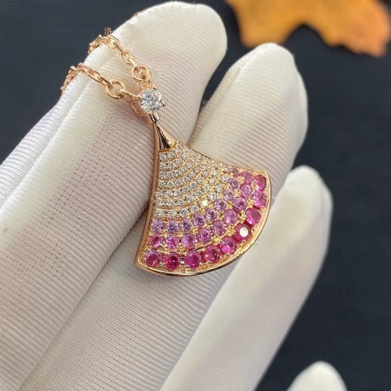 [Everoly JW]DREAM NECKLACE PINK GOLD PINK DIAMOND