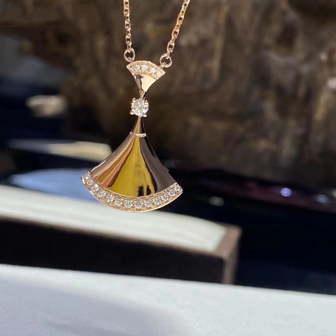 [Everoly JW]DREAM NECKLACE PINK GOLD DIAMOND