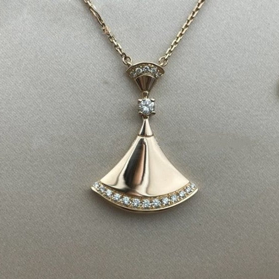 [Everoly JW]DREAM NECKLACE PINK GOLD DIAMOND