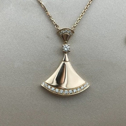 [Everoly JW]DREAM NECKLACE PINK GOLD DIAMOND