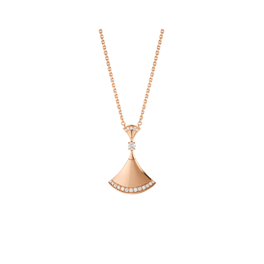 [Everoly JW]DREAM NECKLACE PINK GOLD DIAMOND
