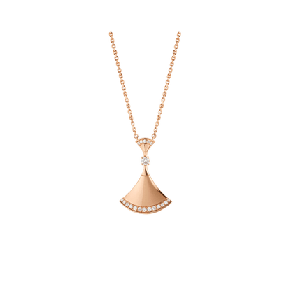 [Everoly JW]DREAM NECKLACE PINK GOLD DIAMOND