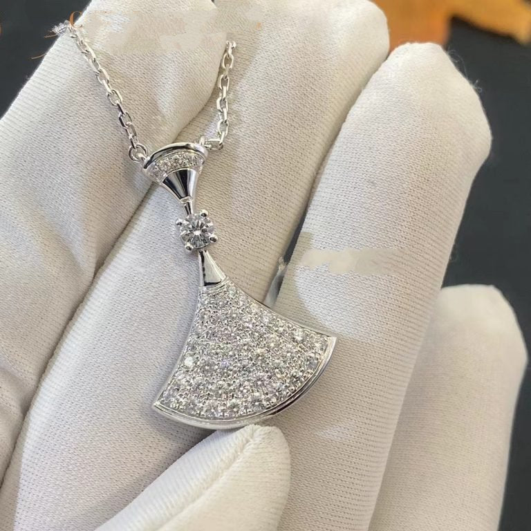 [Everoly JW]DREAM NECKLACE SILVER FULL DIAMOND