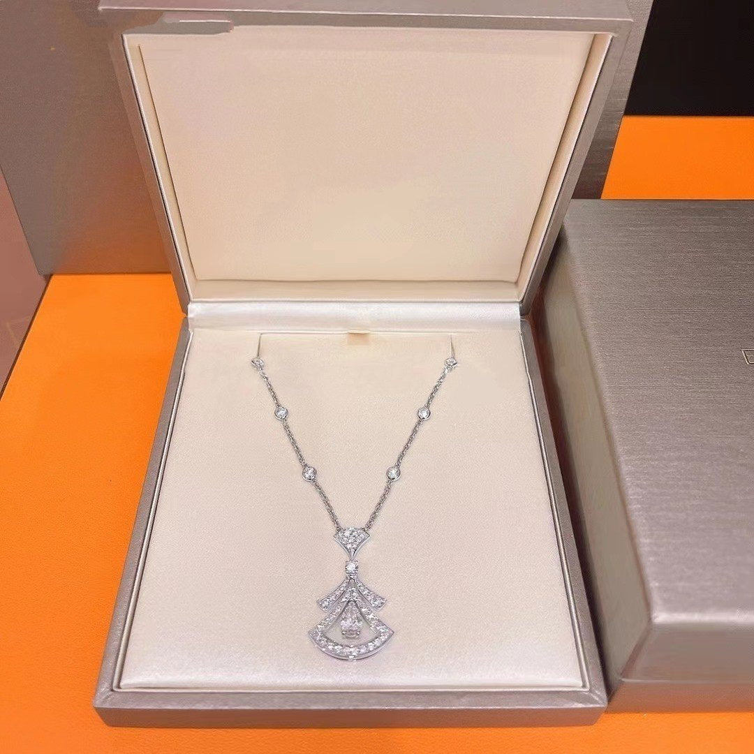 [Everoly JW]DREAM NECKLACE WHITE DIAMOND SILVER