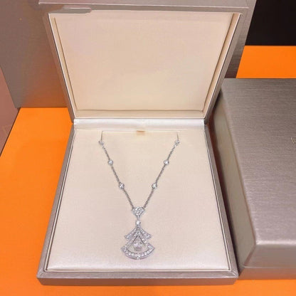 [Everoly JW]DREAM NECKLACE WHITE DIAMOND SILVER
