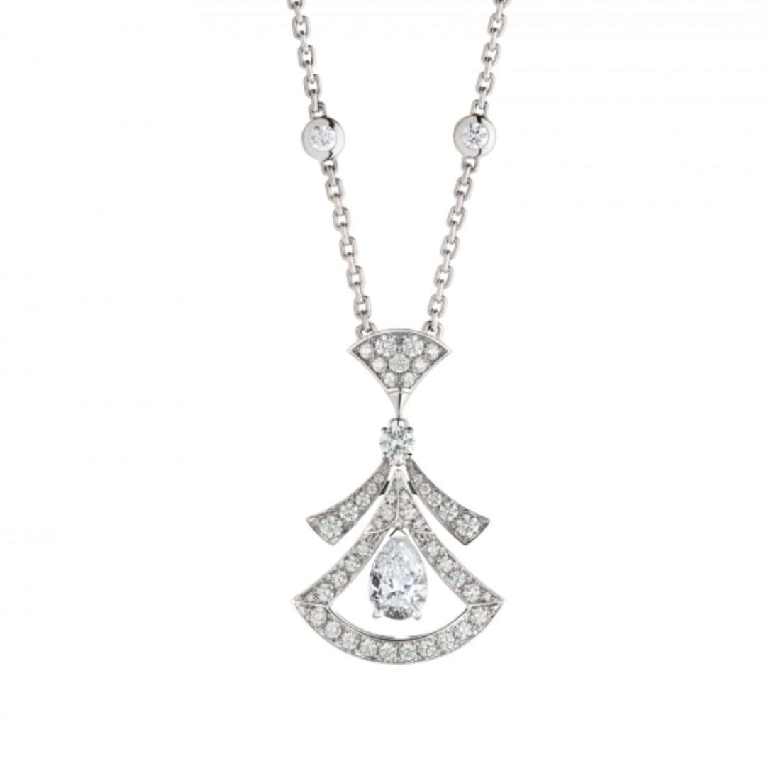 [Everoly JW]DREAM NECKLACE WHITE DIAMOND SILVER