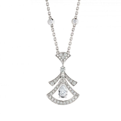 [Everoly JW]DREAM NECKLACE WHITE DIAMOND SILVER