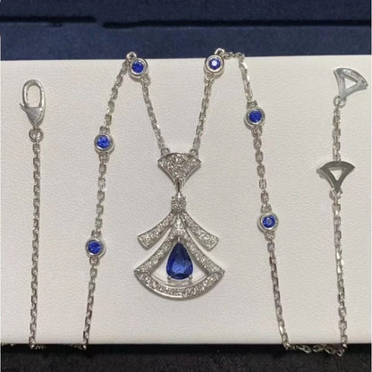 [Everoly JW]DREAM NECKLACE AGATE DIAMOND SILVER