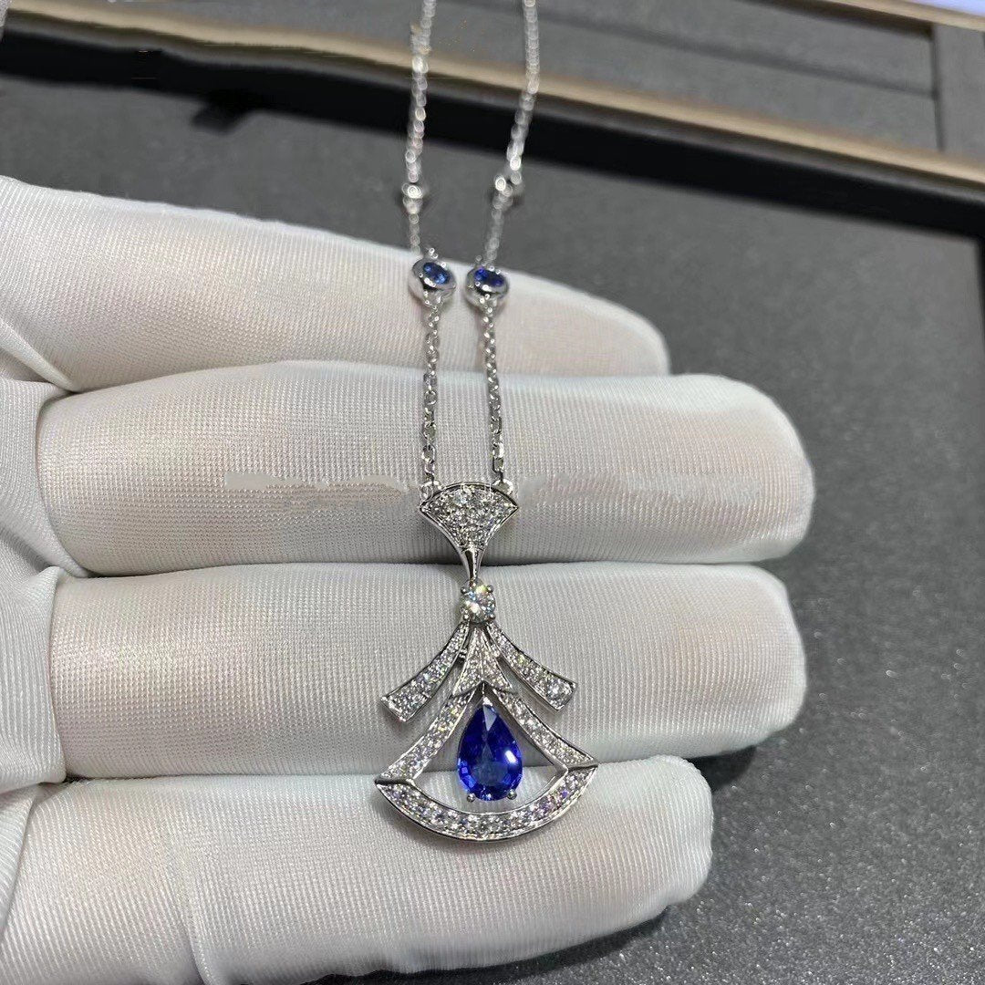 [Everoly JW]DREAM NECKLACE AGATE DIAMOND SILVER