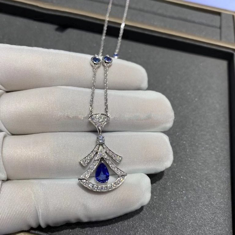 [Everoly JW]DREAM NECKLACE AGATE DIAMOND SILVER