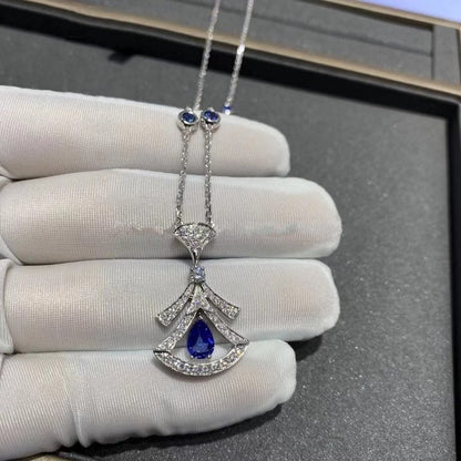 [Everoly JW]DREAM NECKLACE AGATE DIAMOND SILVER