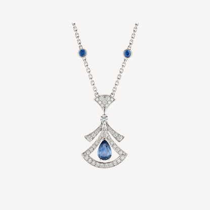 [Everoly JW]DREAM NECKLACE AGATE DIAMOND SILVER