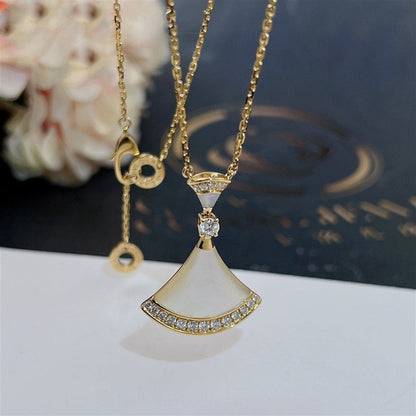 [Everoly JW]DREAM NECKLACE MOP GOLD DIAMOND