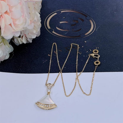 [Everoly JW]DREAM NECKLACE MOP GOLD DIAMOND