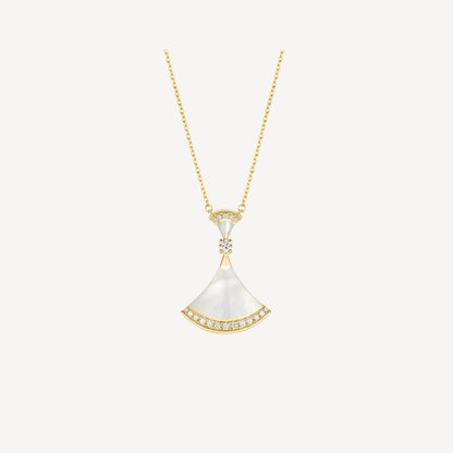 [Everoly JW]DREAM NECKLACE MOP GOLD DIAMOND