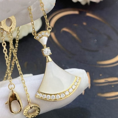 [Everoly JW]DREAM NECKLACE MOP GOLD DIAMOND