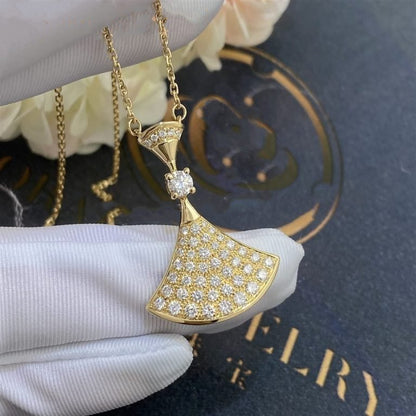[Everoly JW]DREAM NECKLACE GOLD FULL DIAMOND