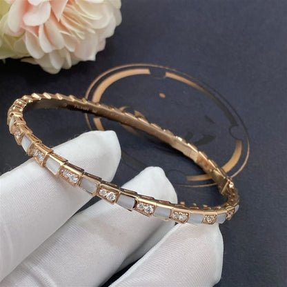 [Everoly JW]SERPENTI BRACELET PINK GOLD MOP DIAMOND