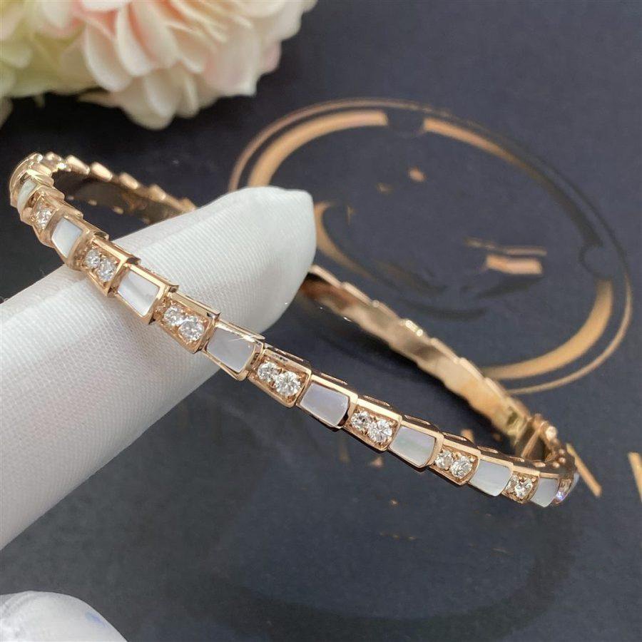 [Everoly JW]SERPENTI BRACELET PINK GOLD MOP DIAMOND