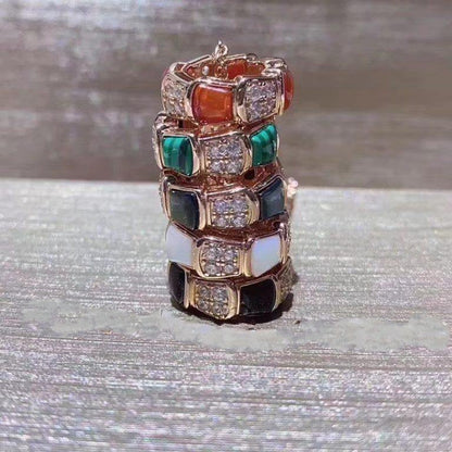 [Everoly JW]SERPENTI ANHÄNGER DIAMANT HALSKETTE