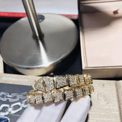 [Everoly JW]SERPENTI BRACELET 8MM GOLD DIAMOND