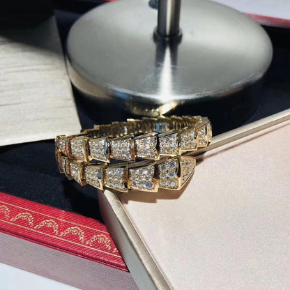 [Everoly JW]SERPENTI BRACELET 8MM GOLD DIAMOND