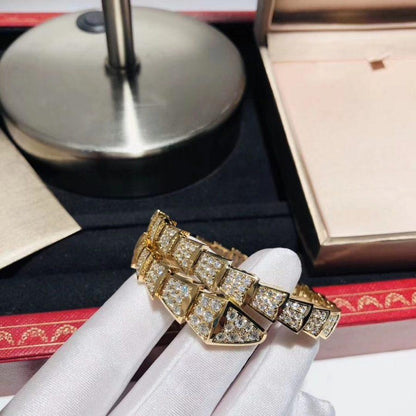[Everoly JW]SERPENTI BRACELET 8MM GOLD DIAMOND