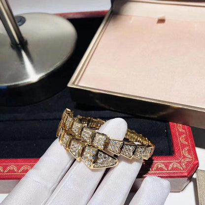 [Everoly JW]SERPENTI BRACELET 8MM GOLD DIAMOND