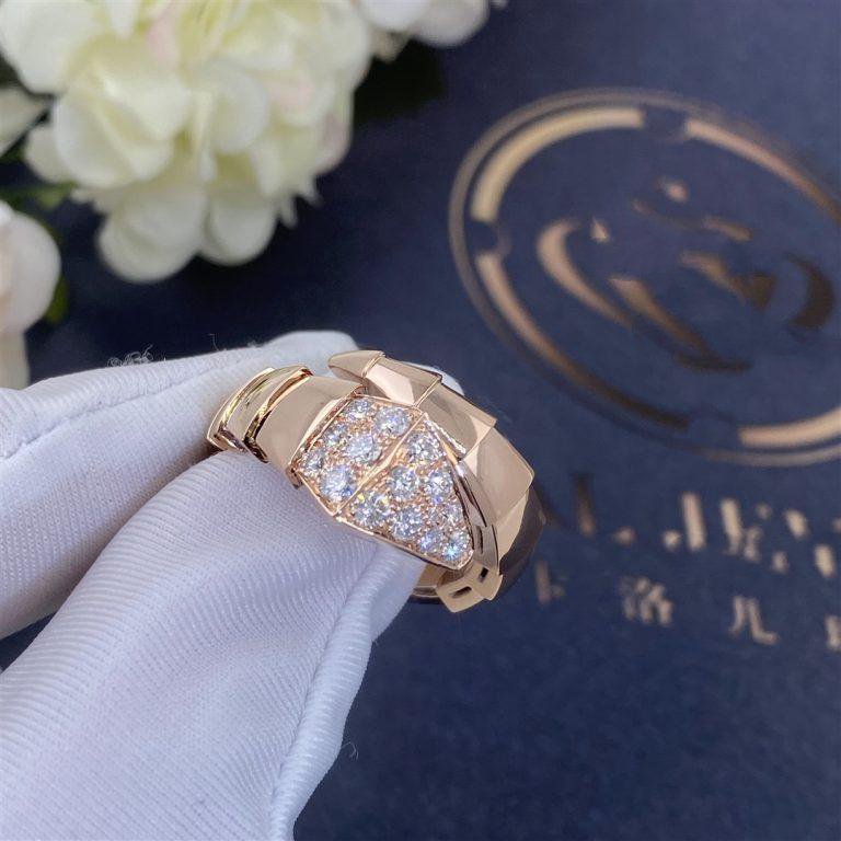 [Everoly JW]SERPENTI RING PINK GOLD DIAMOND