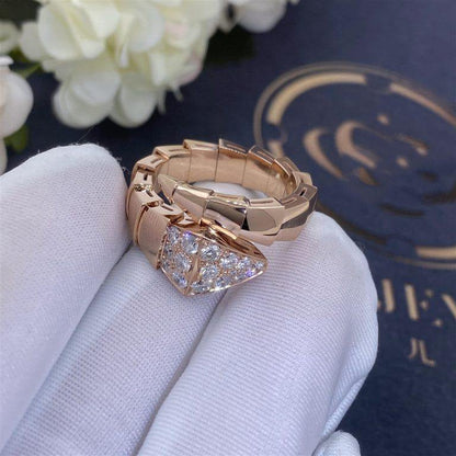 [Everoly JW]SERPENTI RING PINK GOLD DIAMOND