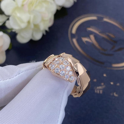 [Everoly JW]SERPENTI RING PINK GOLD DIAMOND