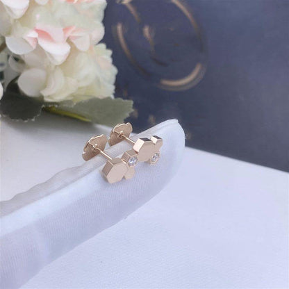 [Everoly JW] BEE LOVE ROSÉGOLD DIAMANT OHRRINGE