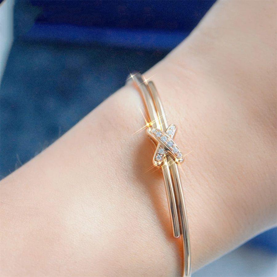 [エバロリー JW]ジュエリーブレスレット ピンクゴールド ダイヤモンド