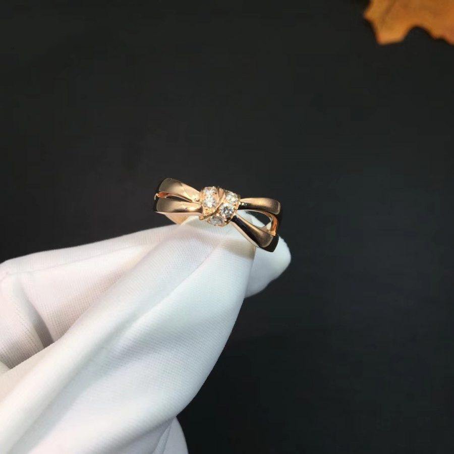[Everoly JW]LIENS RING ROSA GOLD DIAMANT