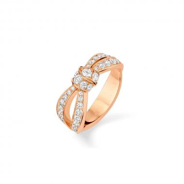 [Everoly JW]LIENS ROSÉGOLD-DIAMANTRING