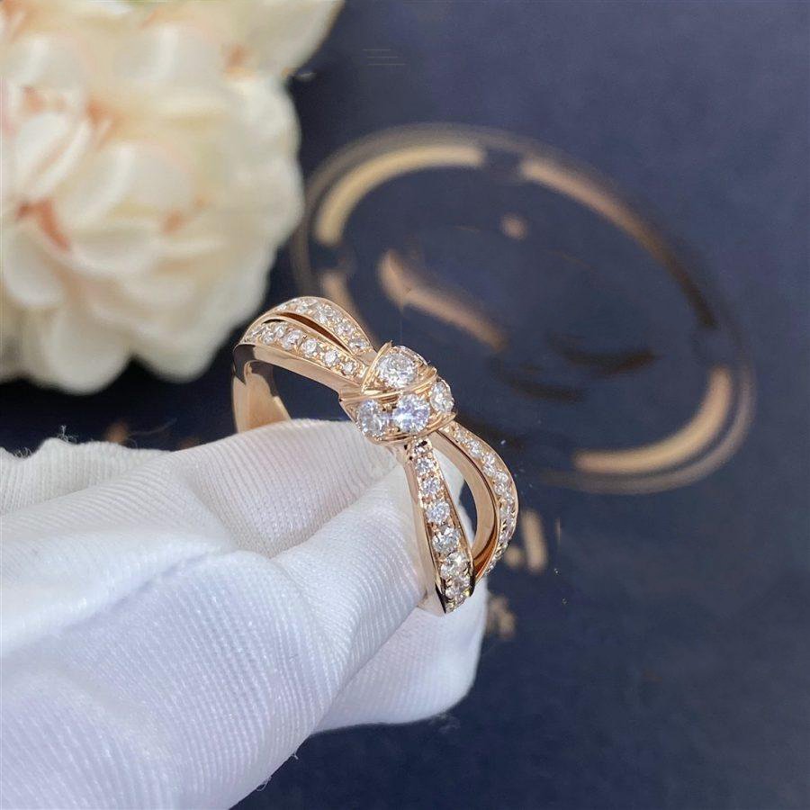 [Everoly JW]LIENS ROSÉGOLD-DIAMANTRING