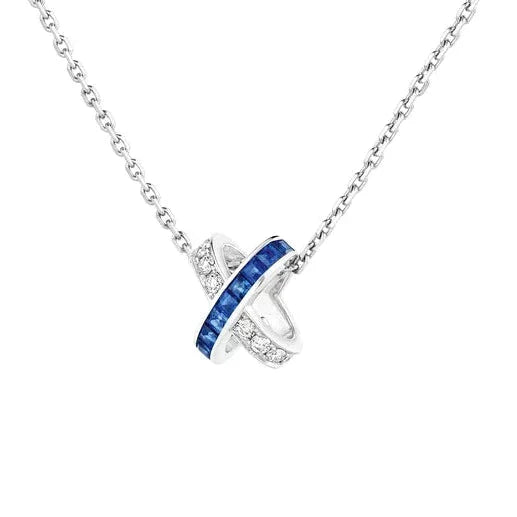 [Everoly JW]LIENS DIAMANT SILBER HALSKETTE