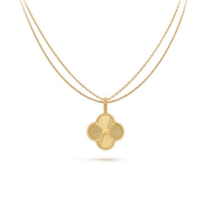 [Everoly JW]CLOVER 25MM PEDANT NECKLACE GOLD