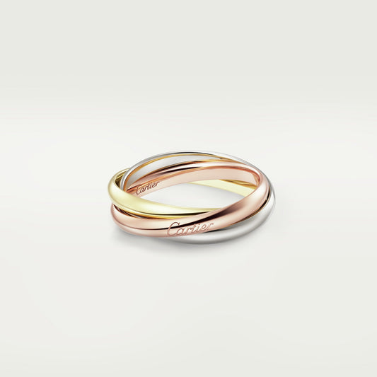 [Basjewels]TRINITY RING KLEINES MODELL