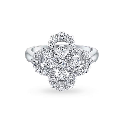 [Everoly JW]LOOP RING VOLLMOTIV DIAMANT 16MM SILBER
