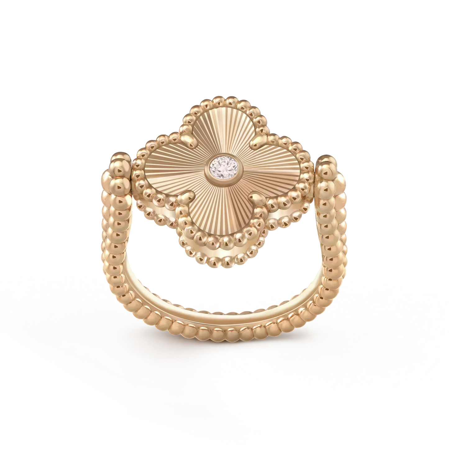 [Everoly JW]CLOVER RIVERSIBLE ROSÉGOLDRING