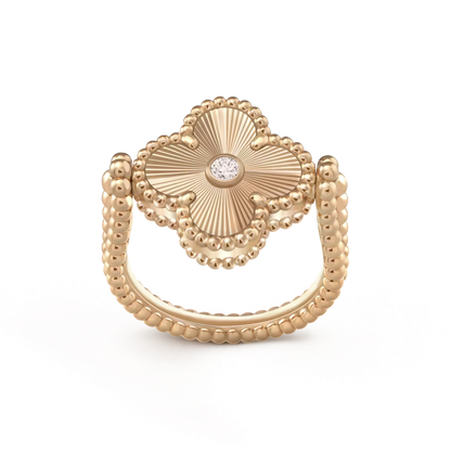 [Everoly JW]CLOVER RIVERSIBLE ROSÉGOLDRING