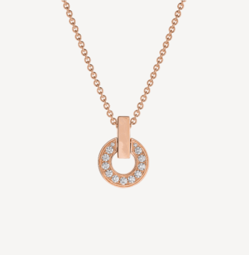 [Everoly JW]GARI NECKLACE PINK GOLD DIAMOND