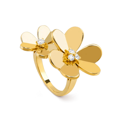 [Everoly JW]CLOVER COMOS GOLD DIAMANTRING