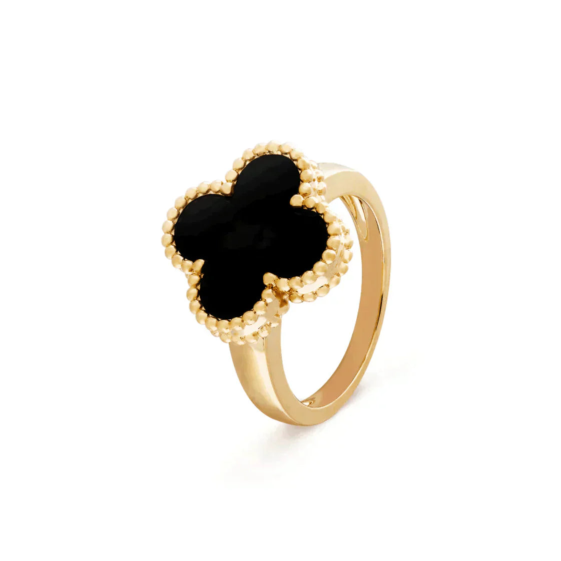 [Everoly JW] KLEEBLATT-ONYX-RING