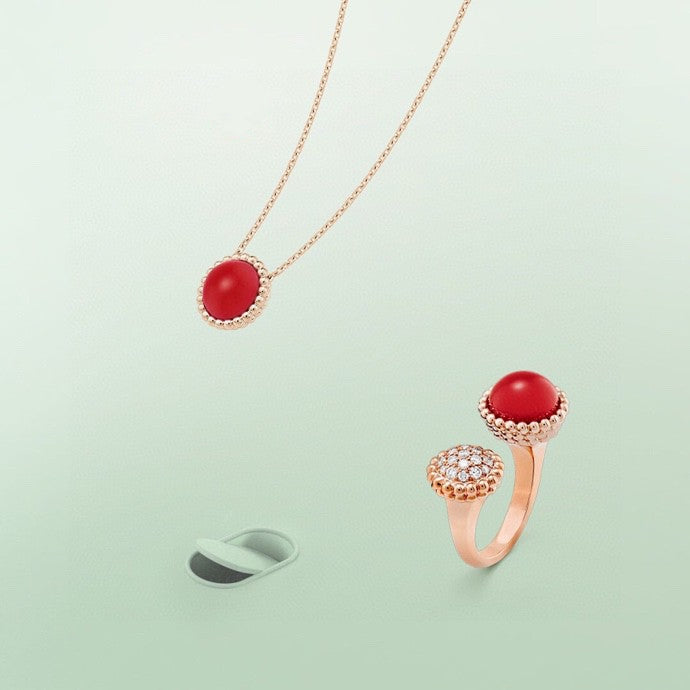 [Everoly JW]PERLEE COULEURS DIAMANT ROSÉGOLD ZWISCHEN DEN FINGERRING